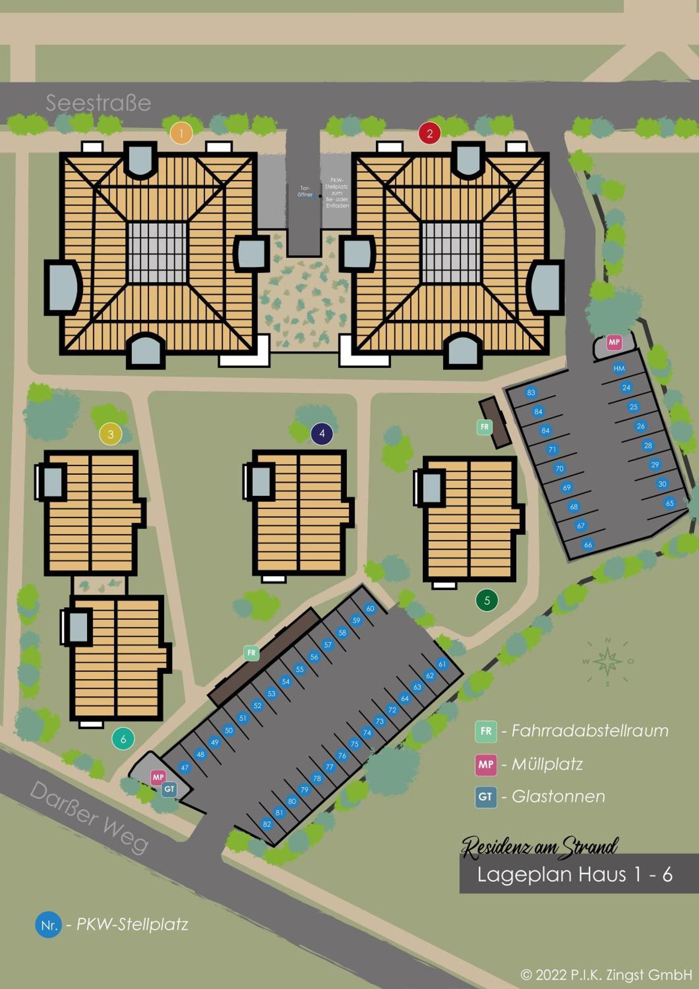 Residenz Am Strand Wohnung 2-36 Zingst Eksteriør billede